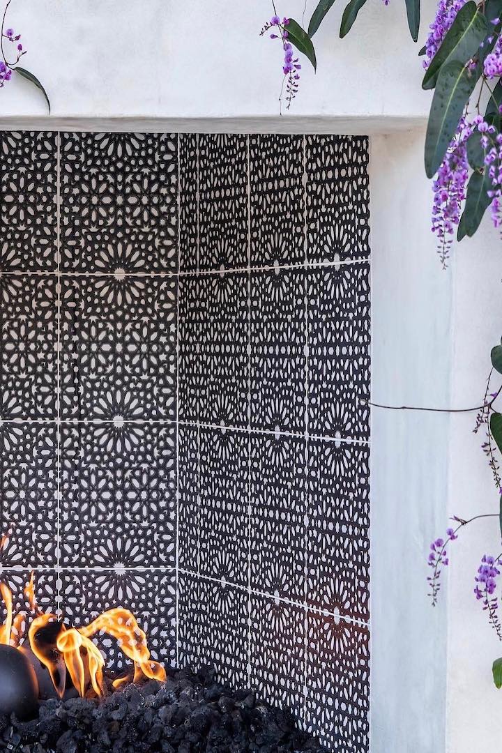 Arto fireplace tiles