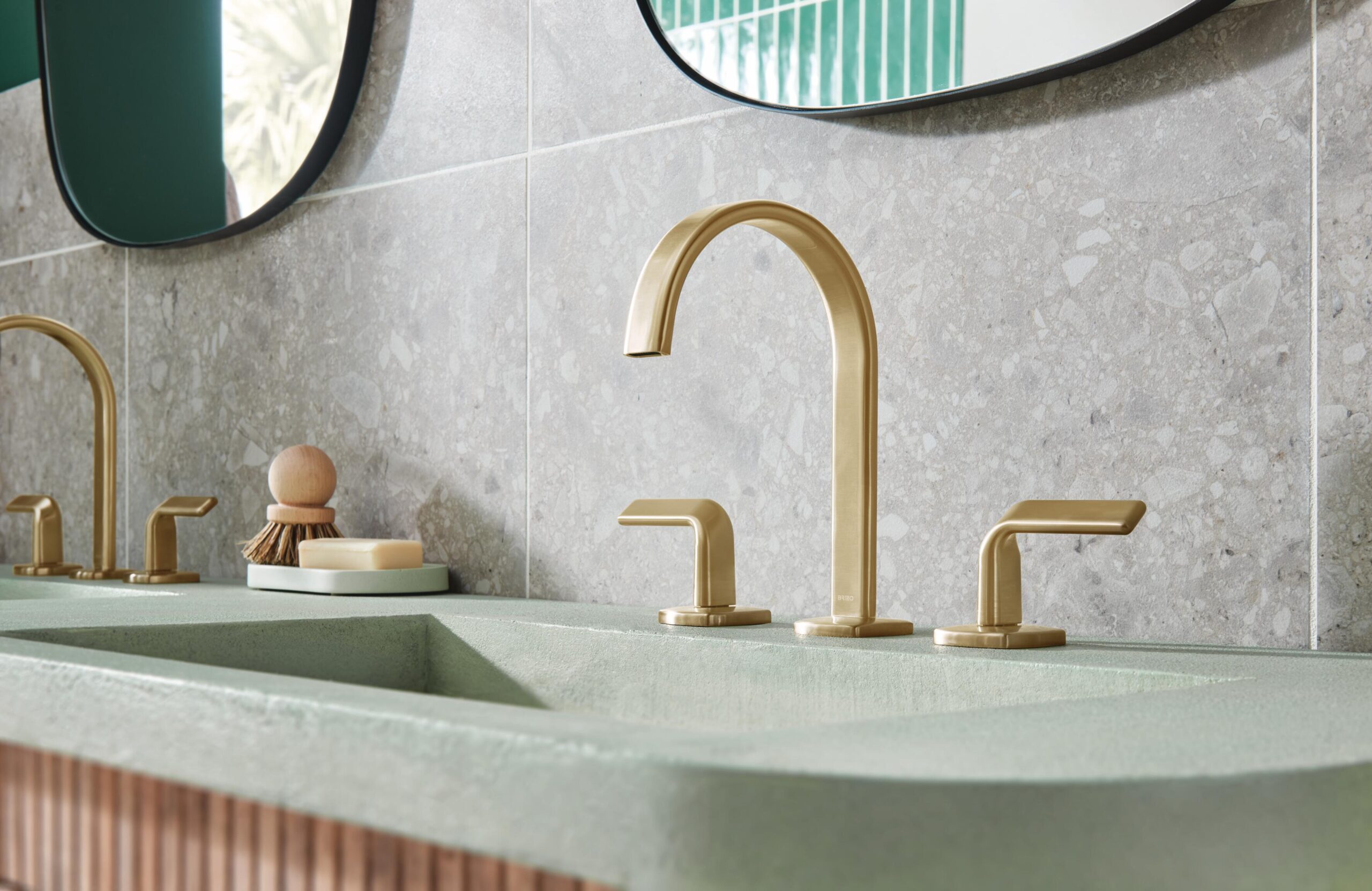 Brizo gold faucet