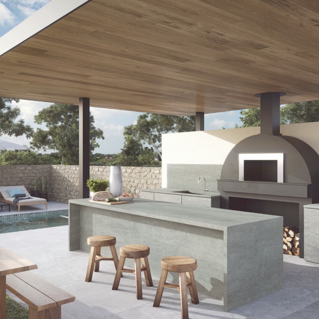 Caesar Stone outdoor counter top
