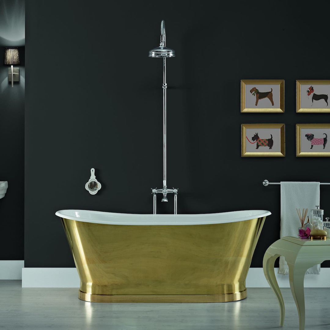 Cheviot gold bathtub