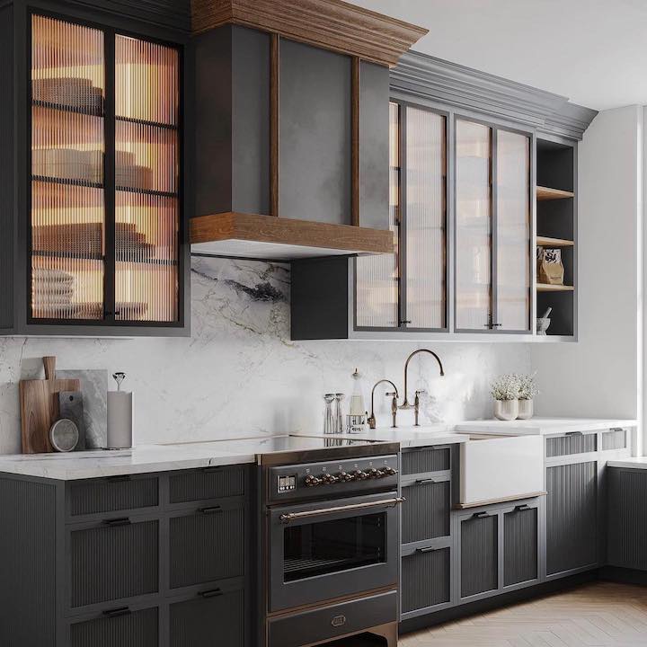 Colonial Bronze kitchen fixtures