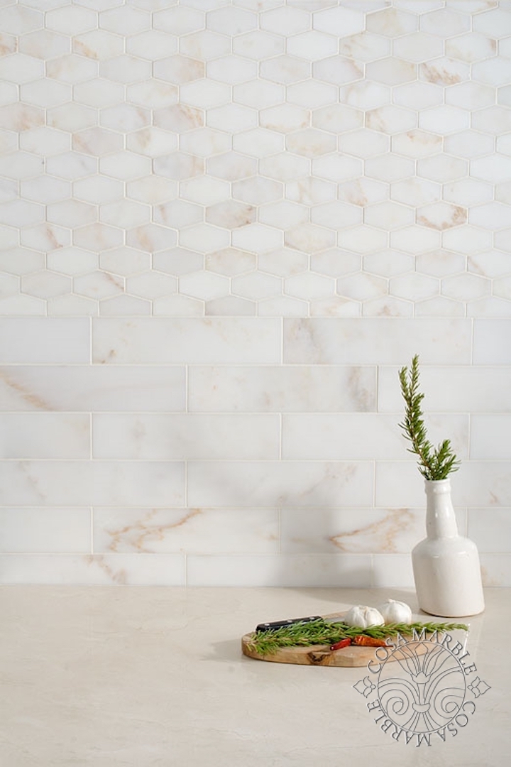 Cosa Marble white wall stone