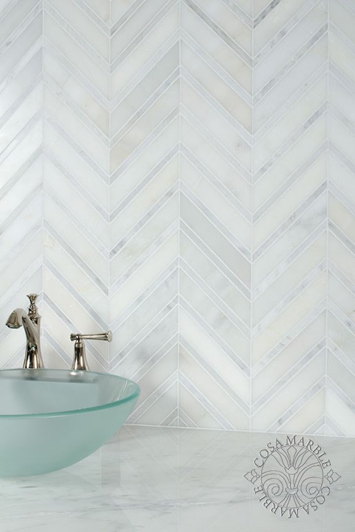 Cosa Marble white wall stone