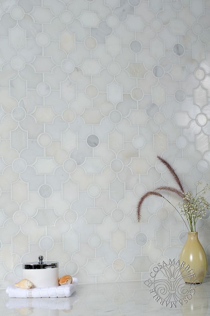 Cosa Marble white wall stone