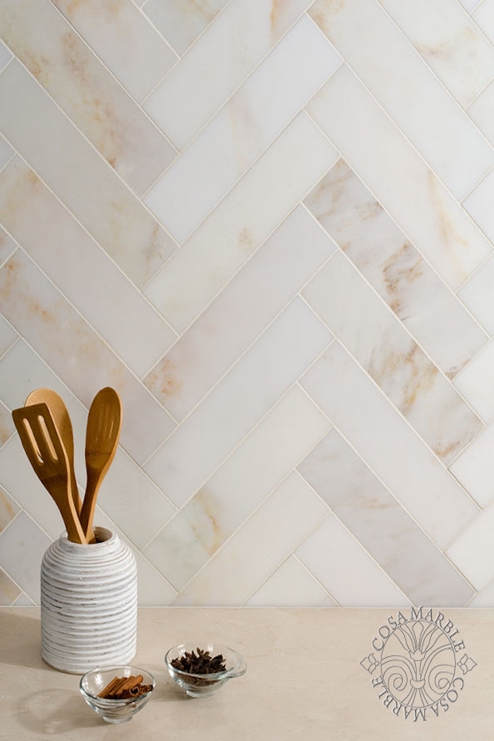 Cosa Marble white wall stone