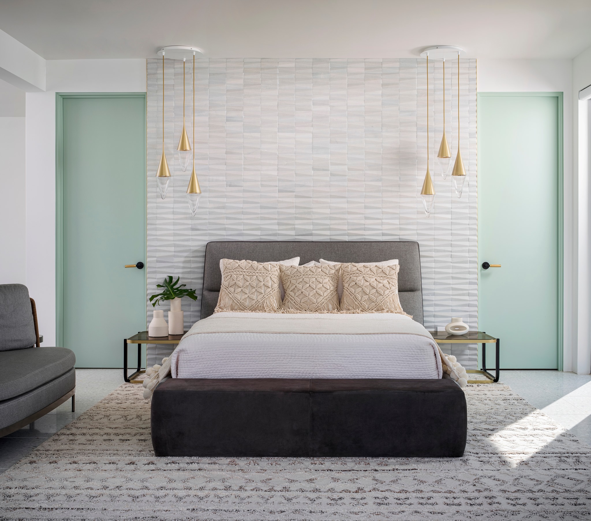Island stone bedroom tile