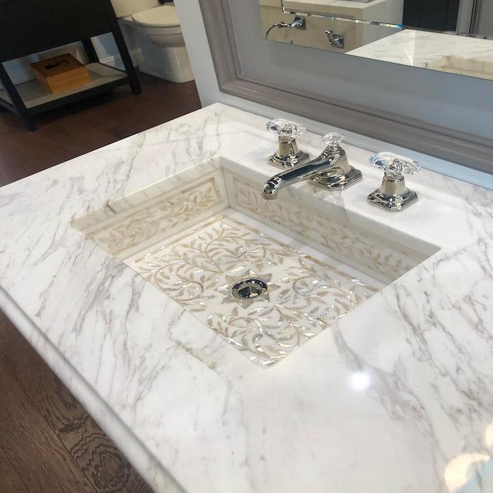 Linkasink white stone sink