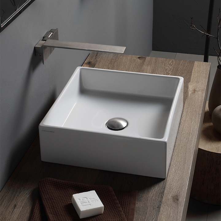 Nameeks white bathroom sink