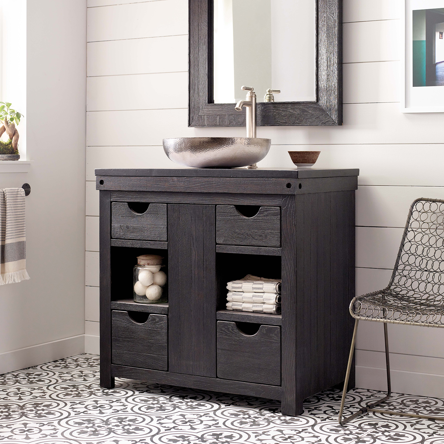 Native Trails Vintners Bathroom Vanity in Noir