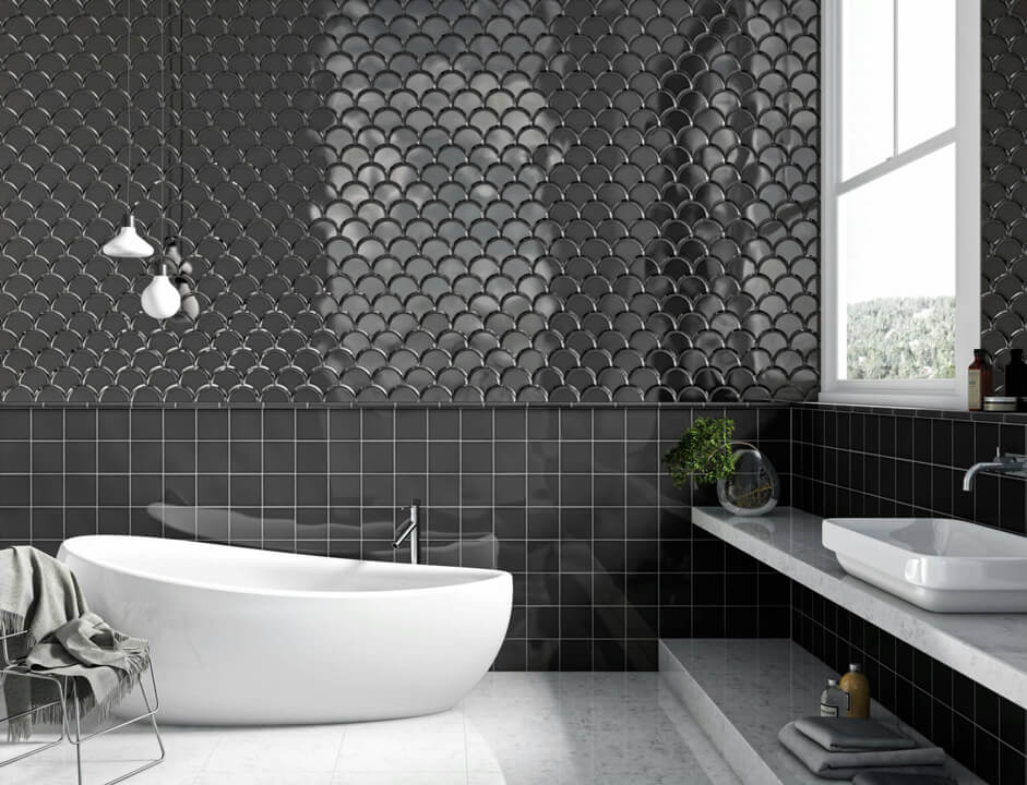 ADEX grey ceramic tile