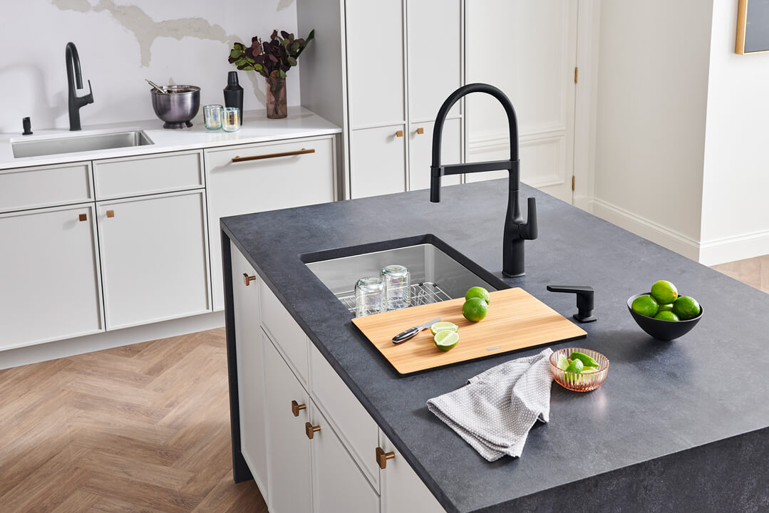 Blanco kitchen sink and faucet