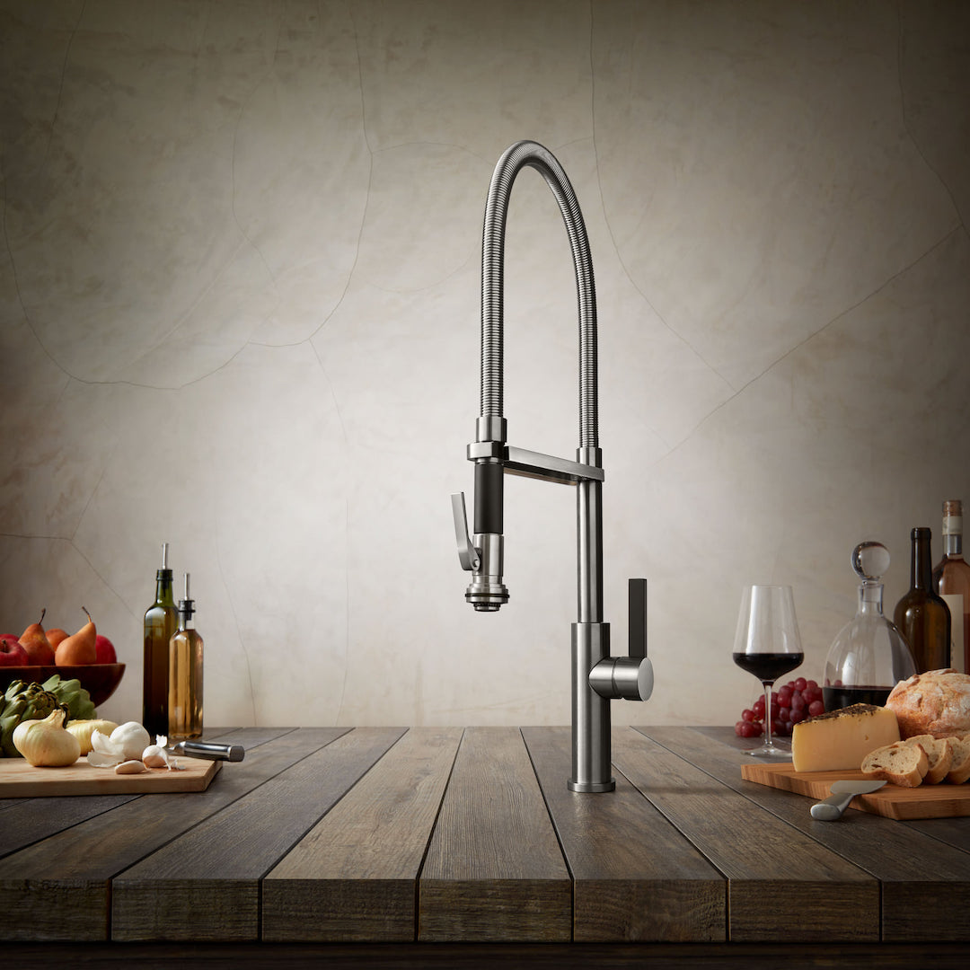 California Faucets silver faucet