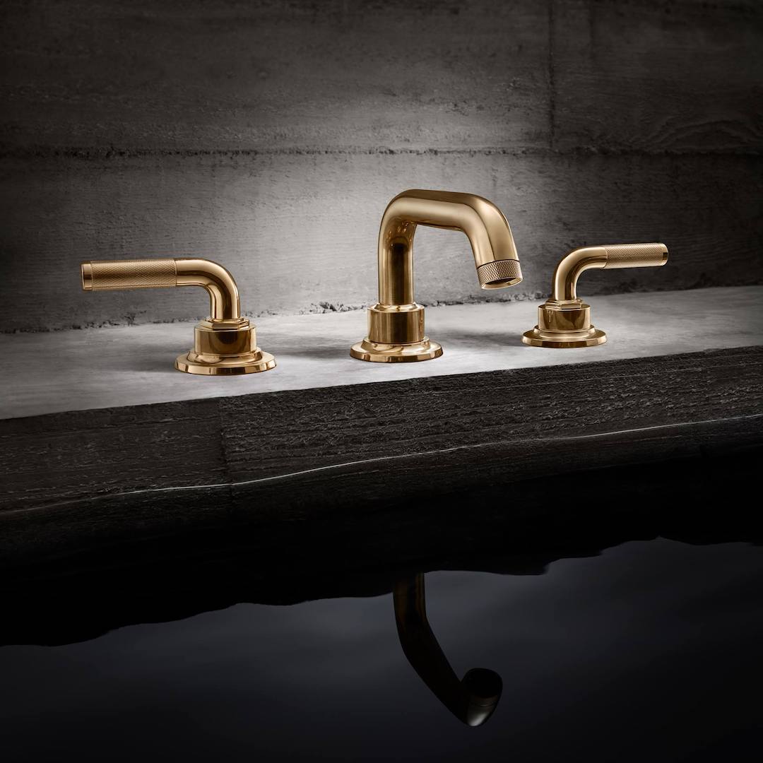 California Faucets gold faucet