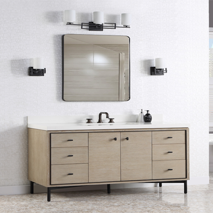 Fairmont Designs beige bathroom vanity