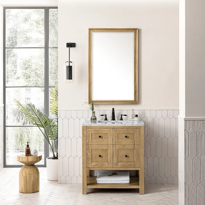 James Martin wooden vanity