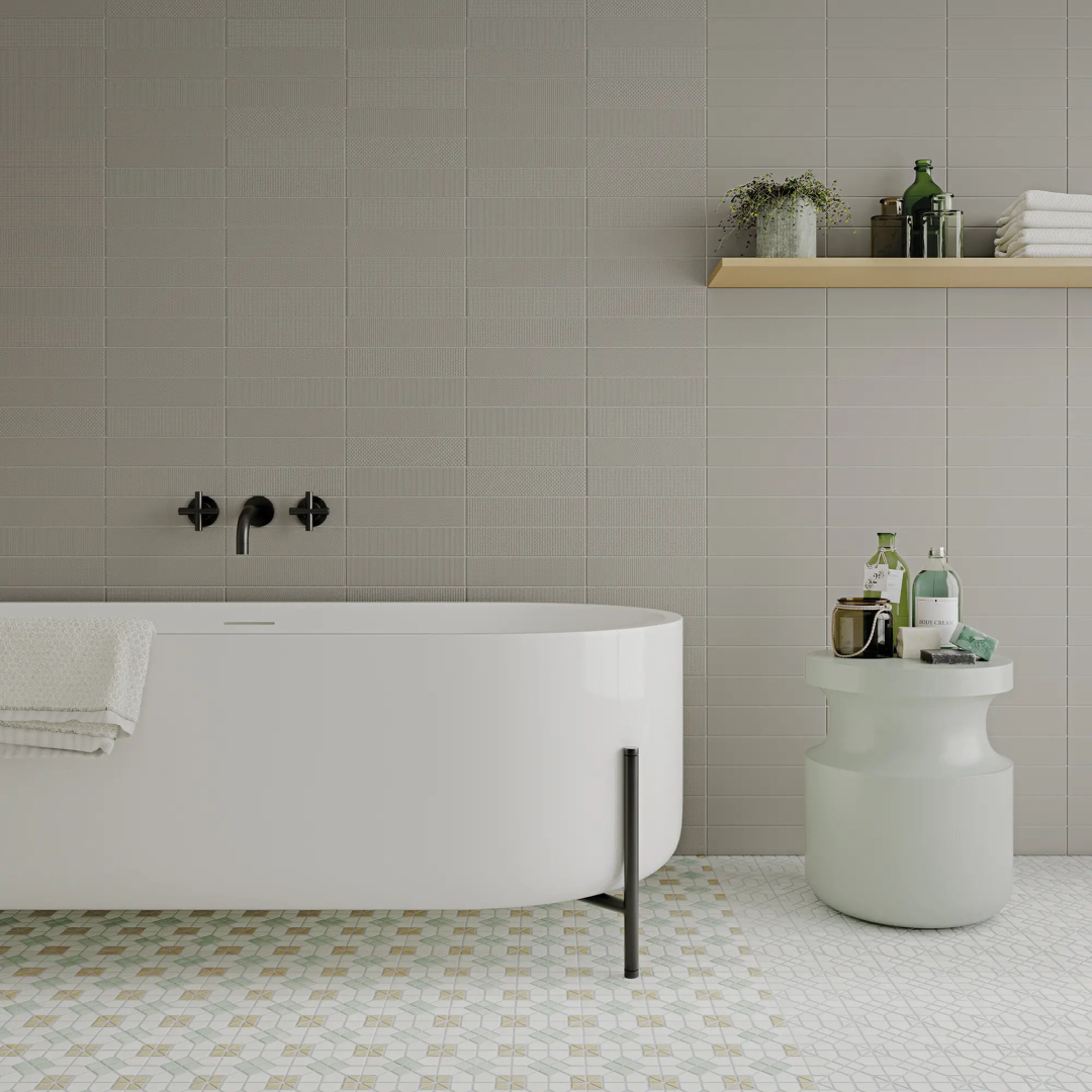 Spec grey wall tile