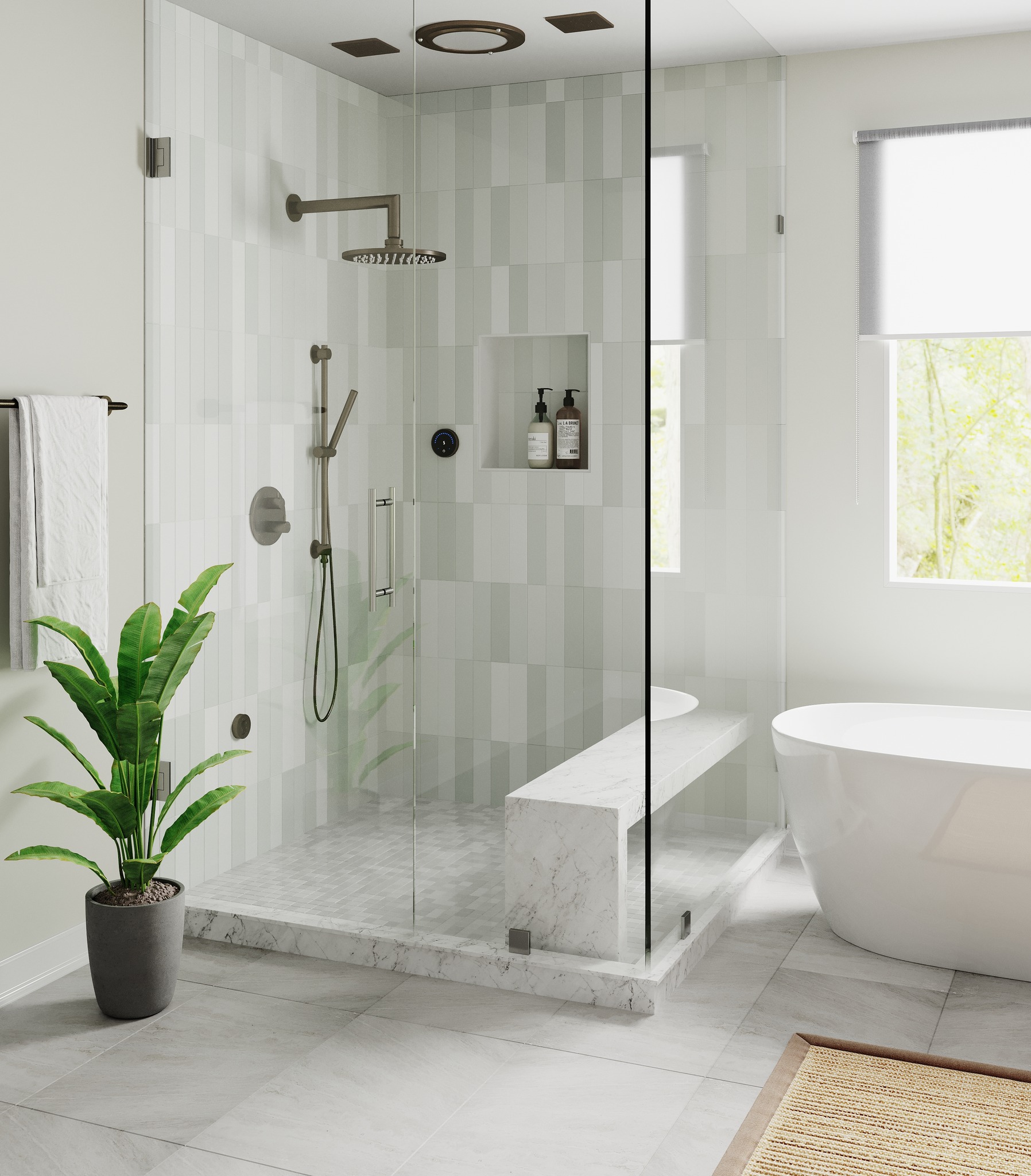ThermaSol bathroom shower