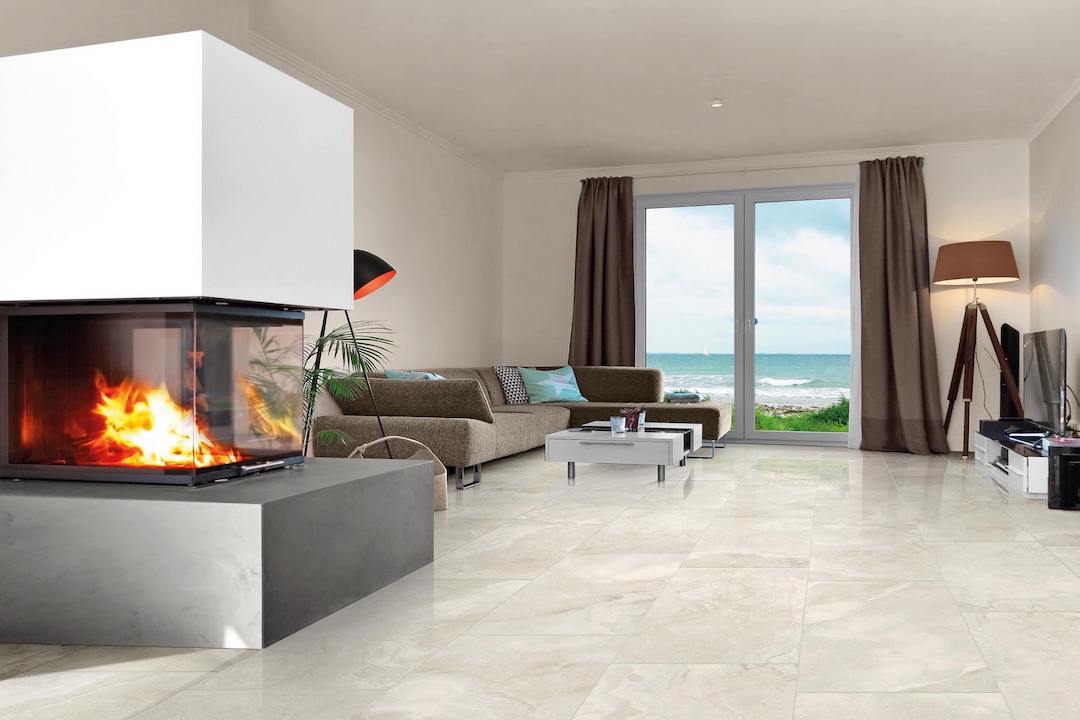VogueBay white floor tile