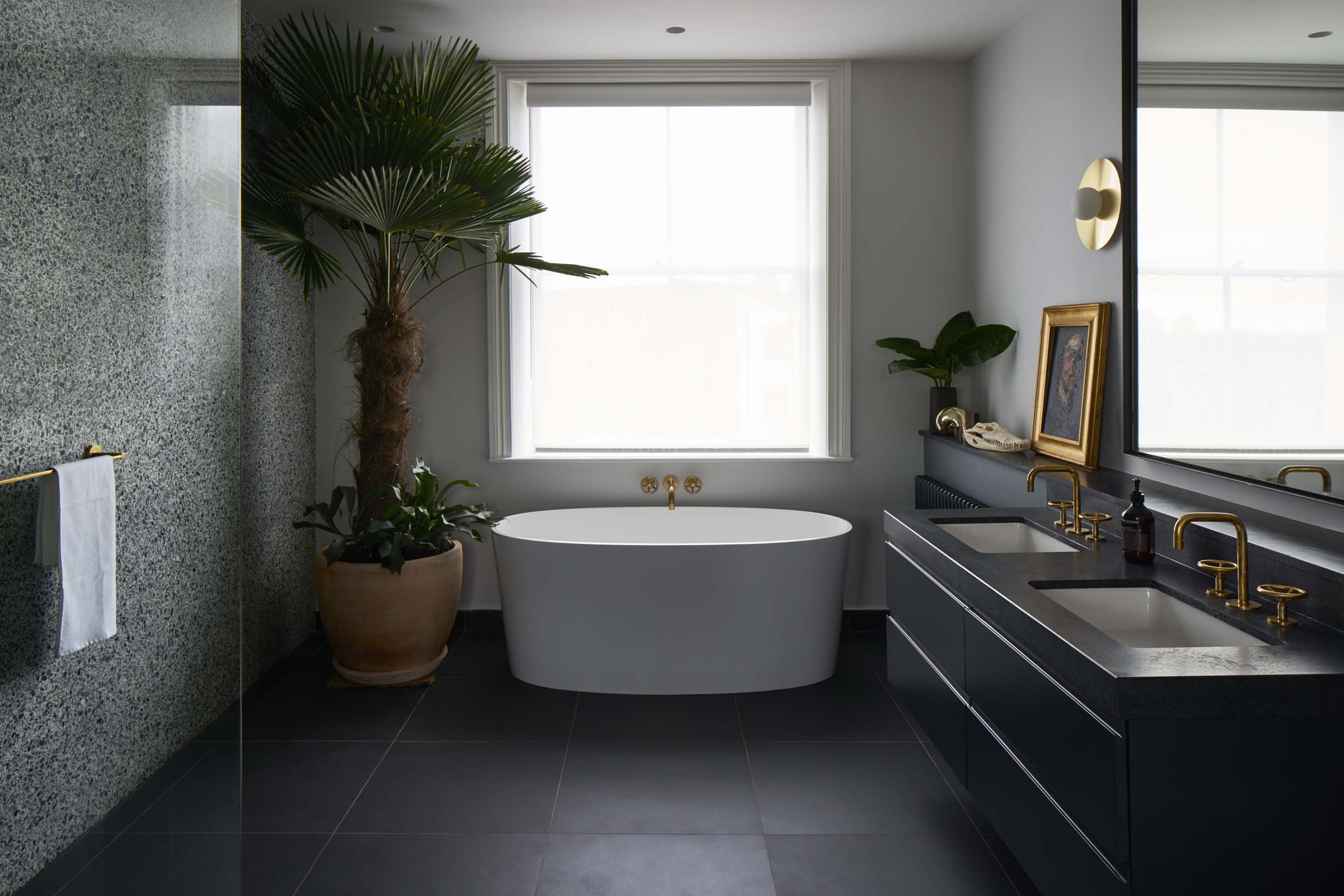 Watermark Designs gold bathroom fixtures